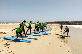 Activité surf immersion espagnol Malaga