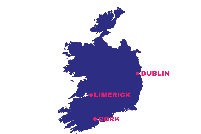 map irlande