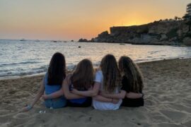 coucher de soleil st julian