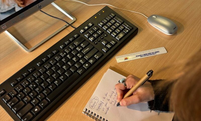 Apprendre l'anglais en ligne; Cours de langue en ligne