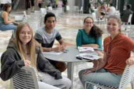 Cours anglais en extérieur New York Brookfield Place