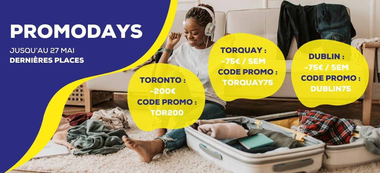  Promo séjour linguistique dernières places 
